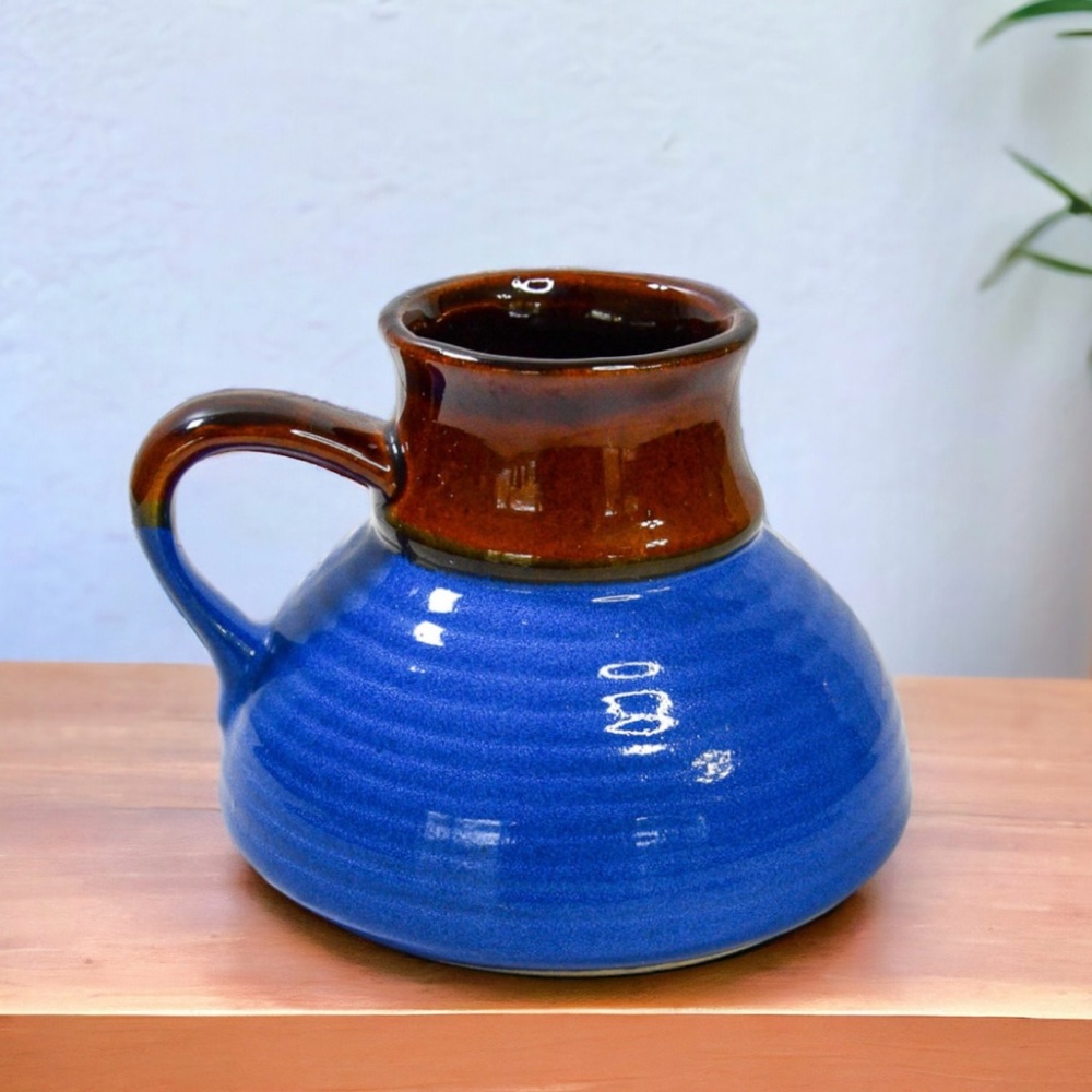 Vintage No Spill Mug | Handmade Non Spill Coffee Cup.